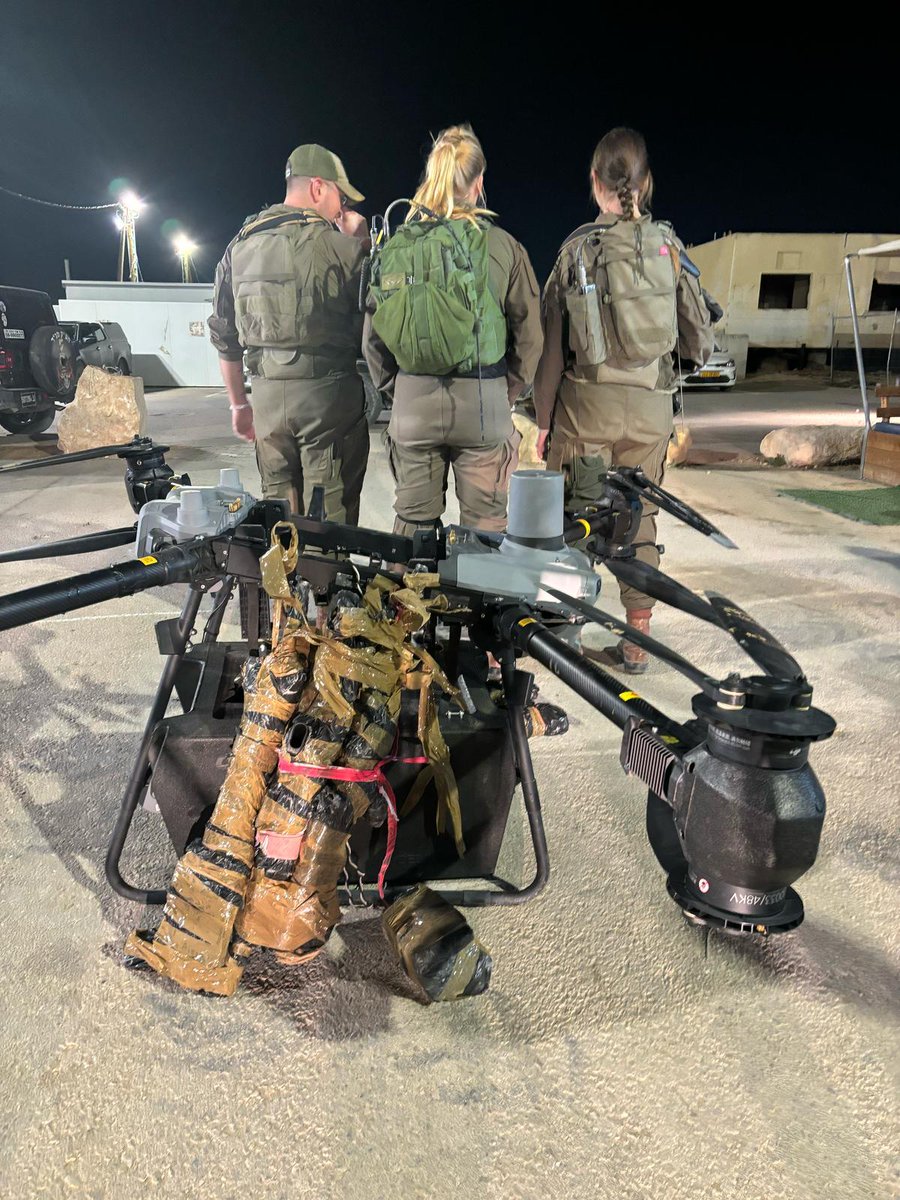 The Israeli army says it foiled an attempt to smuggle ten assault rifles into Israel from Egypt last night, using a drone. The drone had been identified crossing the border from Egypt into Israel, before it was downed by troops of the Border Defense Corps' Caracal Battalion