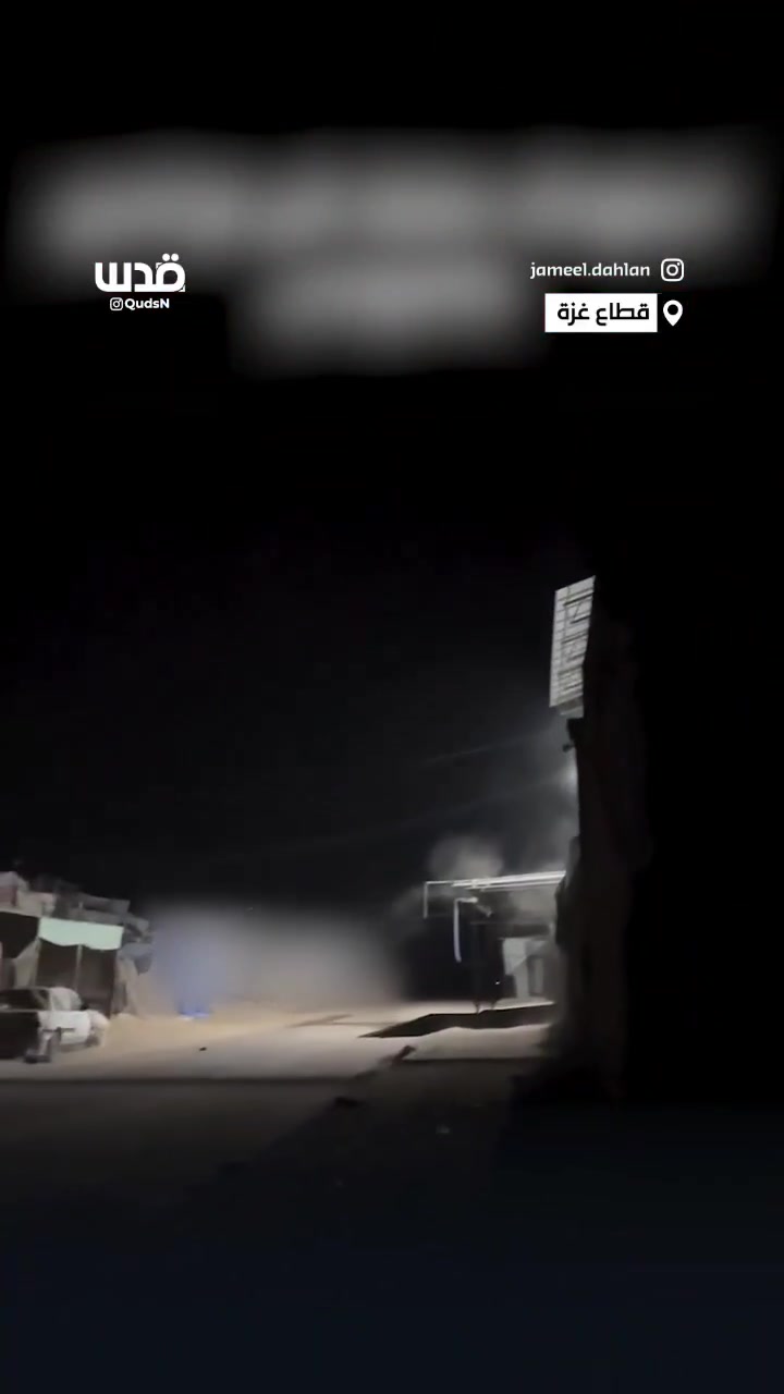 Warplanes launched a raid on the Bir Zenun area in Al-Mawasi, west of Khan Yunis.