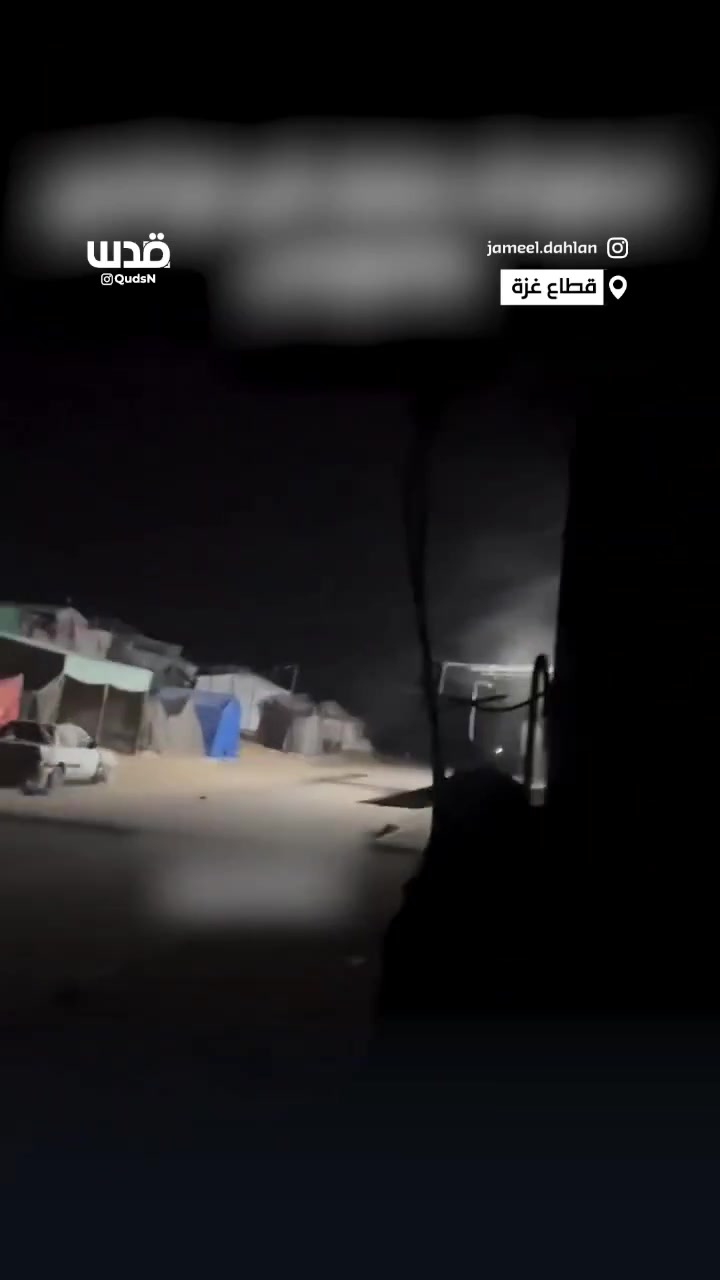 Warplanes launched a raid on the Bir Zenun area in Al-Mawasi, west of Khan Yunis.