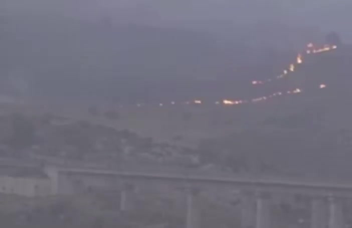 Fires raging out of control on the outskirts of Jerusalem