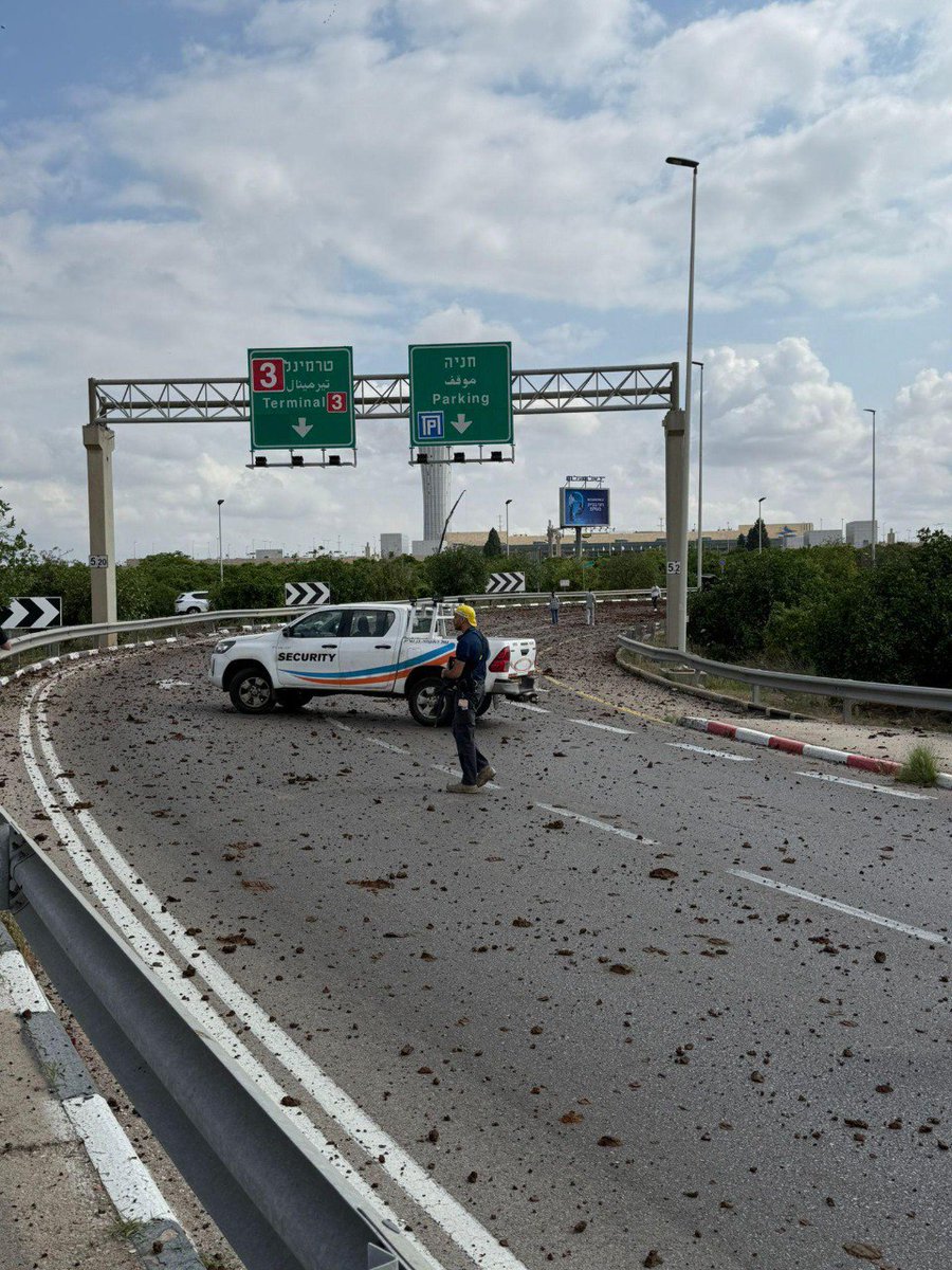 Ben Gurion Airport halted flights as air raid sirens blared following a Yemeni missile launch