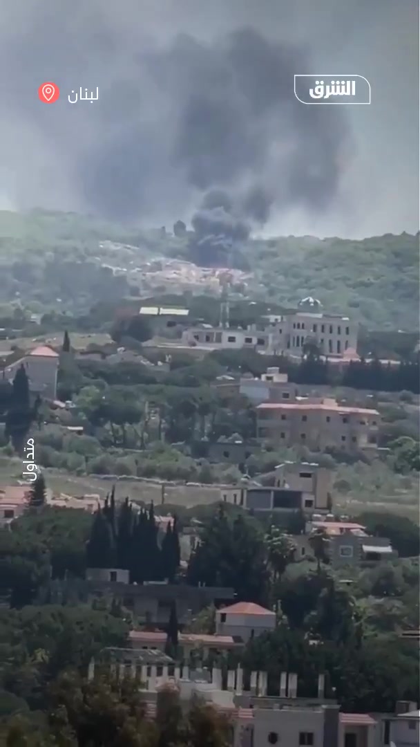 A series of Israeli raids targeted the outskirts of Nabatieh in southern Lebanon.