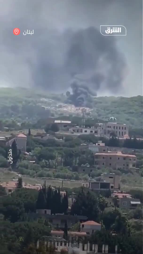 A series of Israeli raids targeted the outskirts of Nabatieh in southern Lebanon.