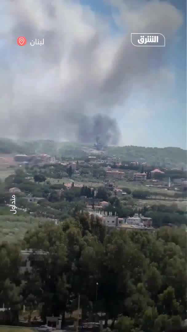 A series of Israeli raids targeted the outskirts of Nabatieh in southern Lebanon.