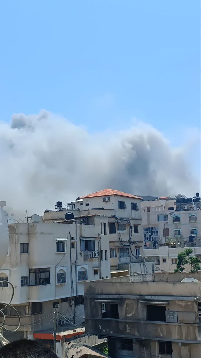 Planes launch a raid west of Gaza City
