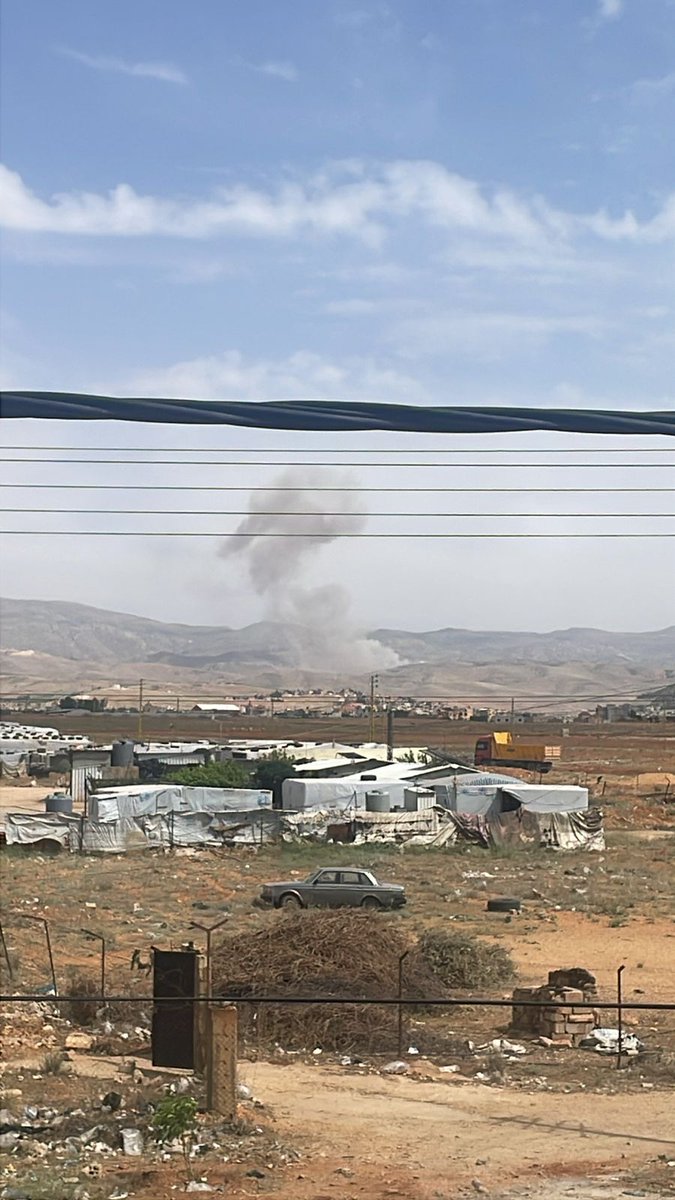 A raid on the eastern chain in the heights of the town of Brital, east of Baalbek.