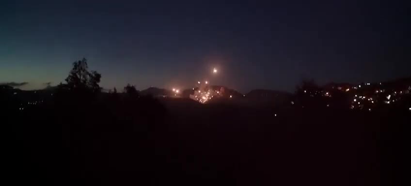 Airstrikes targeting the Qatrani area near Wadi Barghaz