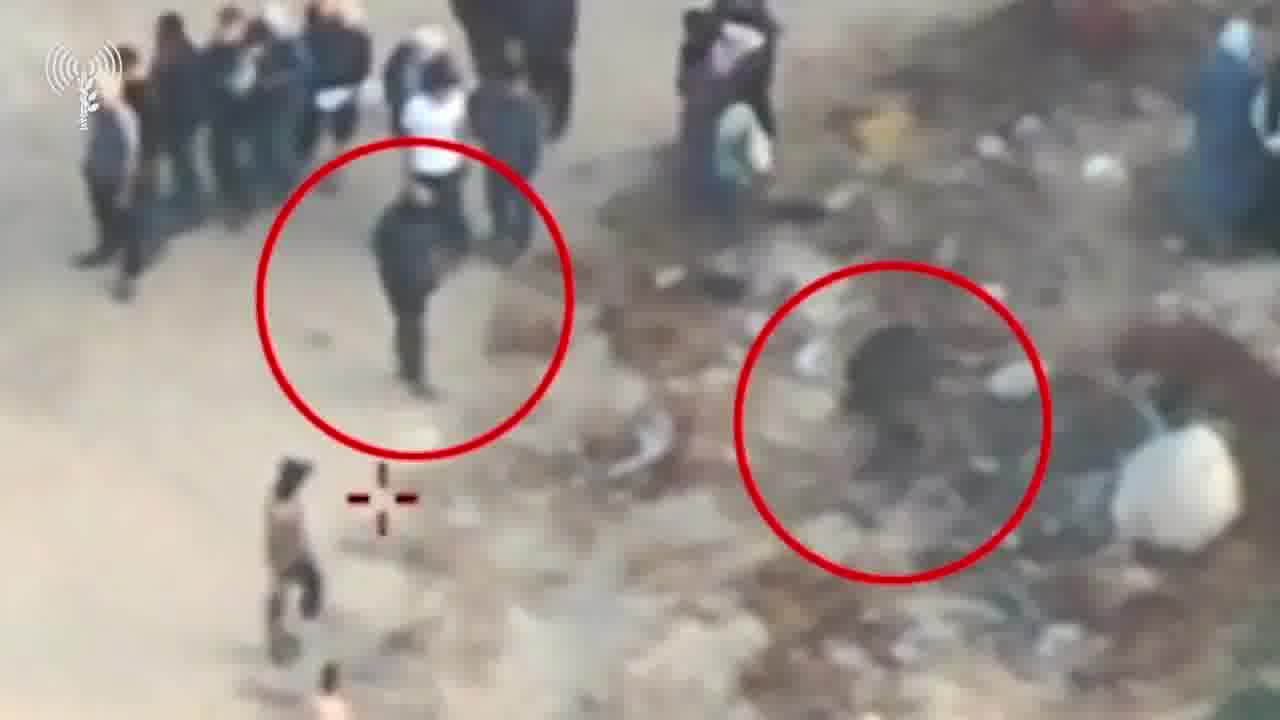 Israeli army drone footage: Gunmen in Gaza shoot at civilians trying to collect humanitarian aid