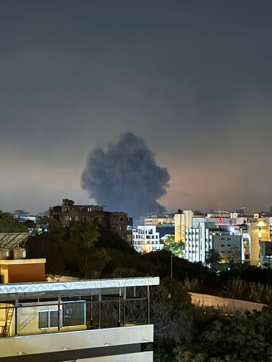 The raid targeted a building near the Al-Mujtaba complex, Saint Therese.