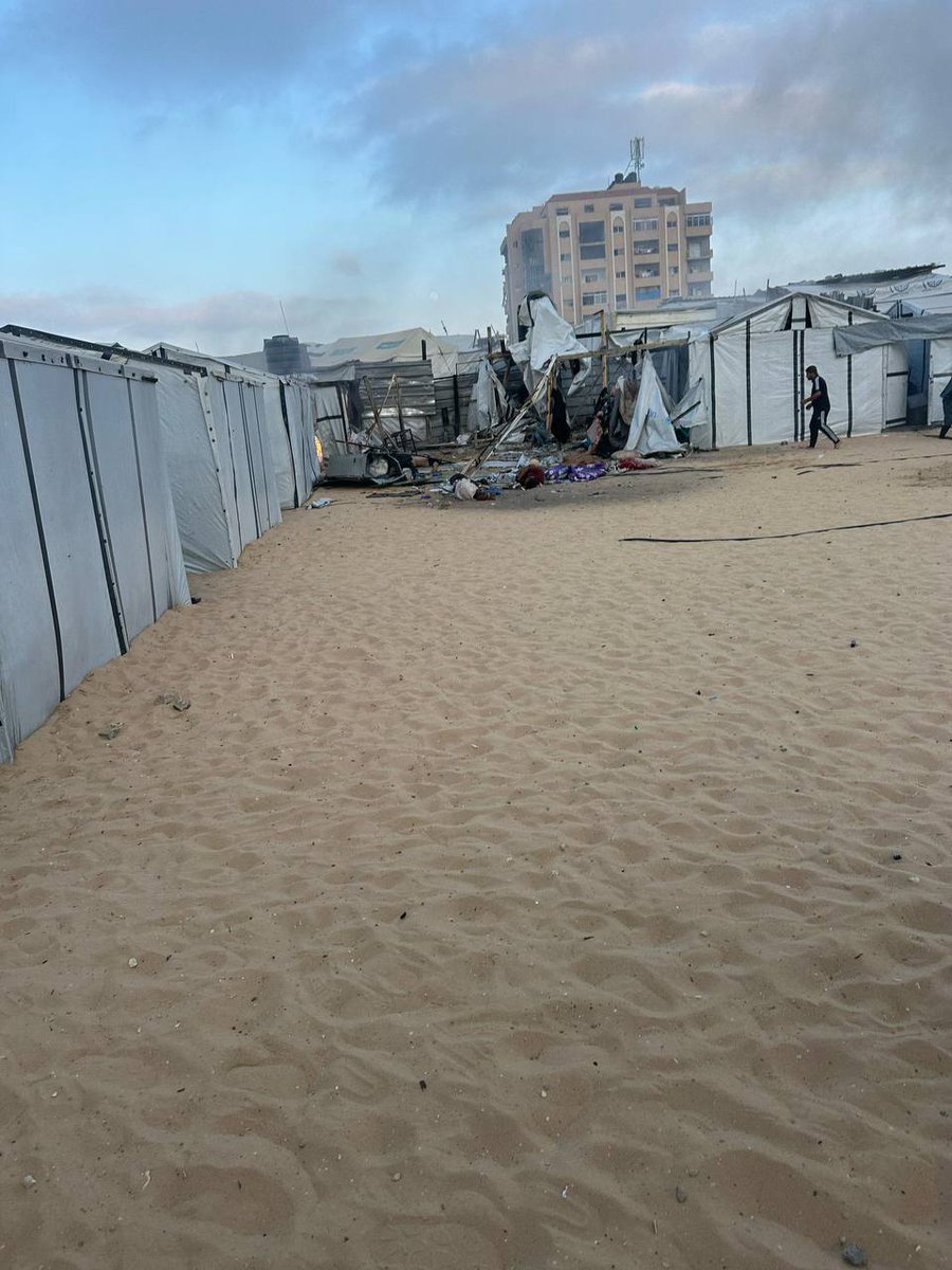 Um ataque direcionado a uma tenda a oeste de Khan Yunis