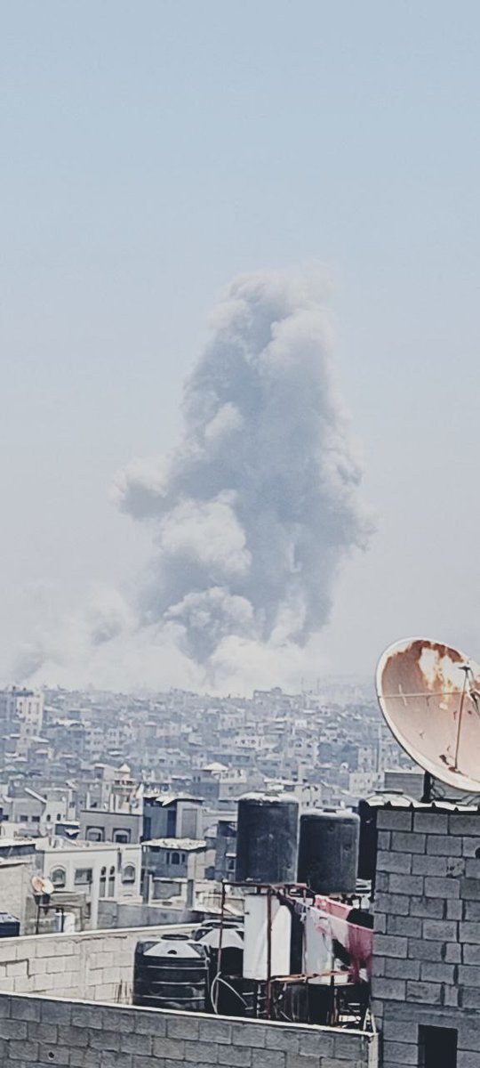 Airstrikes target Jabalia, north of the Gaza Strip