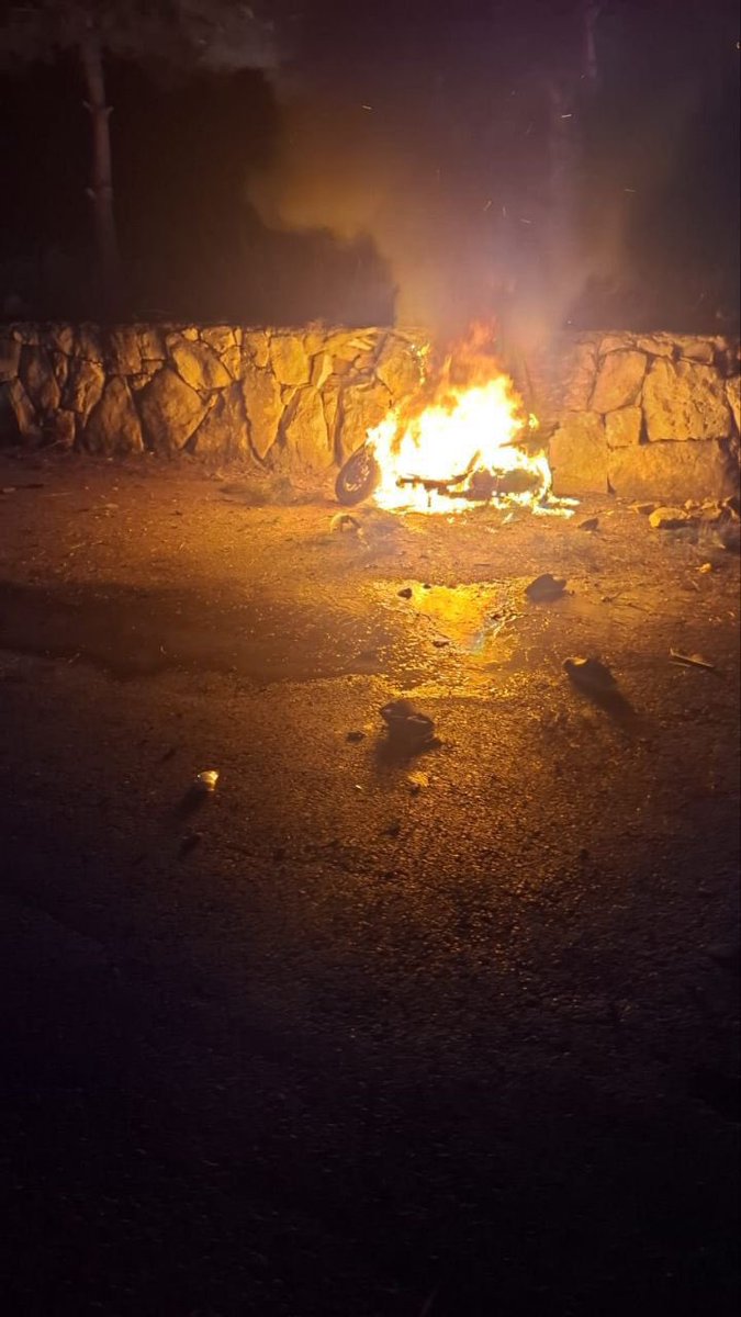 A drone raid targeted the Al-Deir neighborhood in the town of Nabatieh Al-Fawqa. The raid targeted a motorcycle