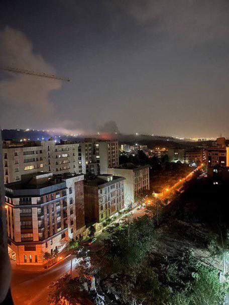 More footage from Teheran Confirmed: Iran Air defence is active over Teheran