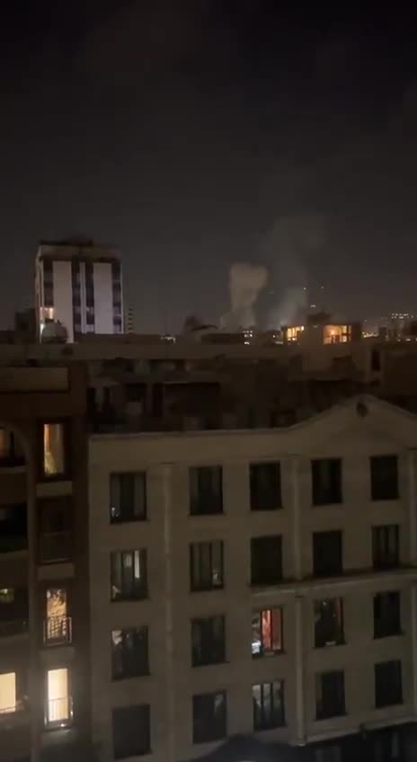 Israel attacks the capital of Iran Tehran