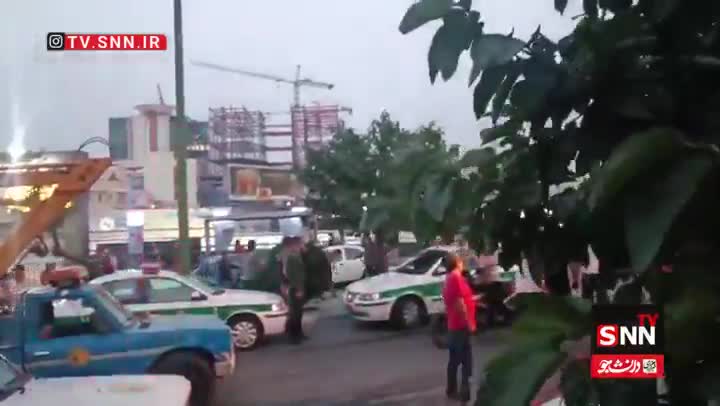 Sites targeted by the Israeli Air Force in central Tehran