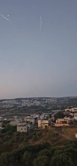 Interception efforts seen over Maalot area, Israel