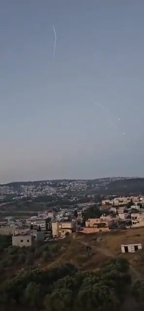 Interception efforts seen over Maalot area, Israel