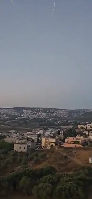 Interception efforts seen over Maalot area, Israel