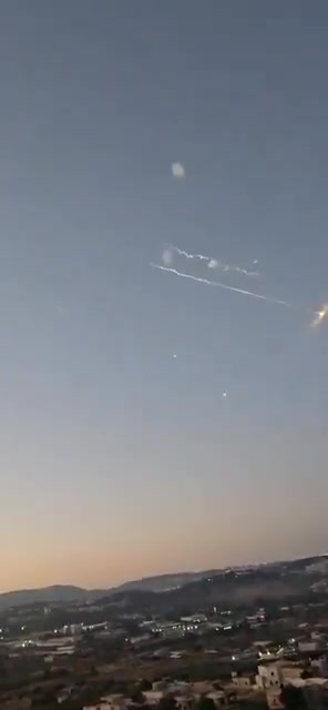Interception efforts seen over Maalot area, Israel
