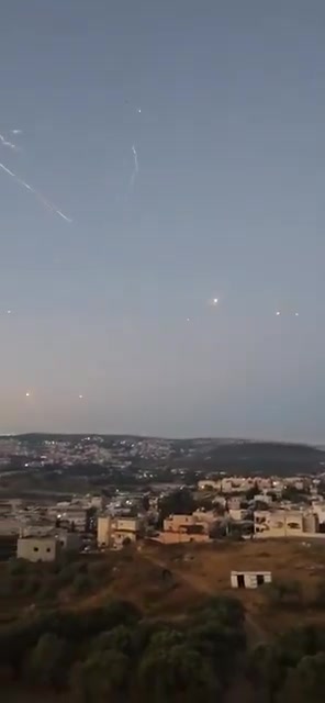 Interception efforts seen over Maalot area, Israel