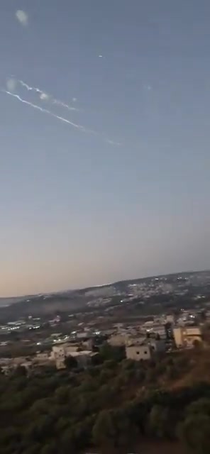 Interception efforts seen over Maalot area, Israel