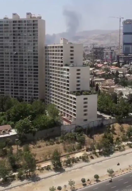 Airstrike reported in western Tehran