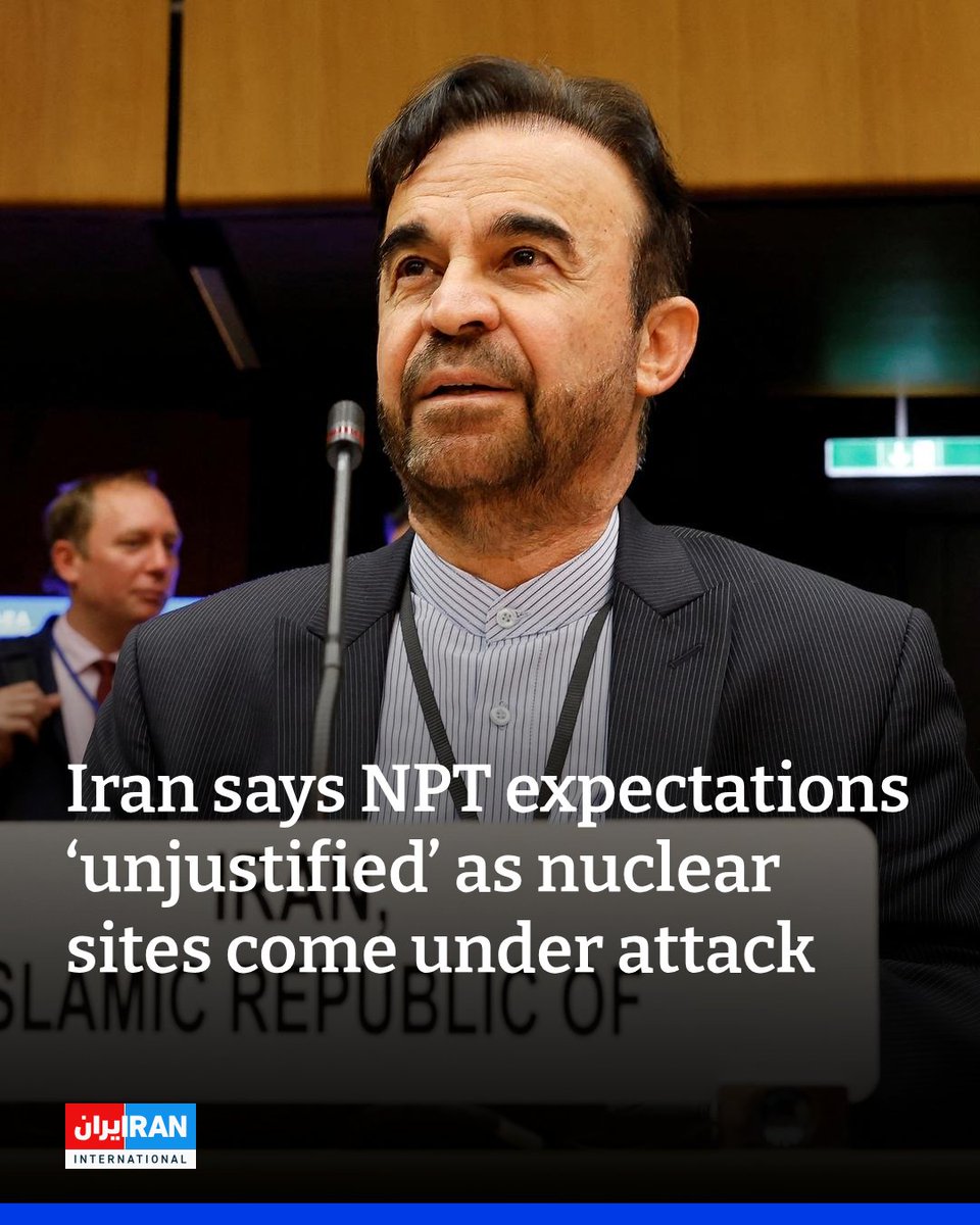 Iran’s mission to the United Nations in Vienna said Monday that expecting Tehran to continue its voluntary commitments under the Nuclear Non-Proliferation Treaty (NPT) is “unjustified” while its treaty rights are ignored and its nuclear sites are targeted