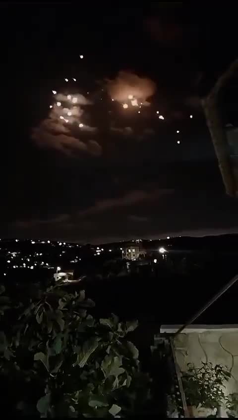 Iranian ballistic missiles documented over Israeli territory a short time ago