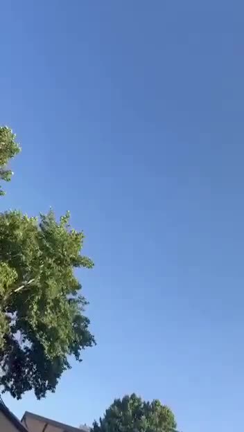 An Israeli Hermes 900 Long-Endurance Tactical Drone flies freely in the sky over Kermanshah in Western Iran, reportedly carrying out strikes against the Imam Hassan Military Base