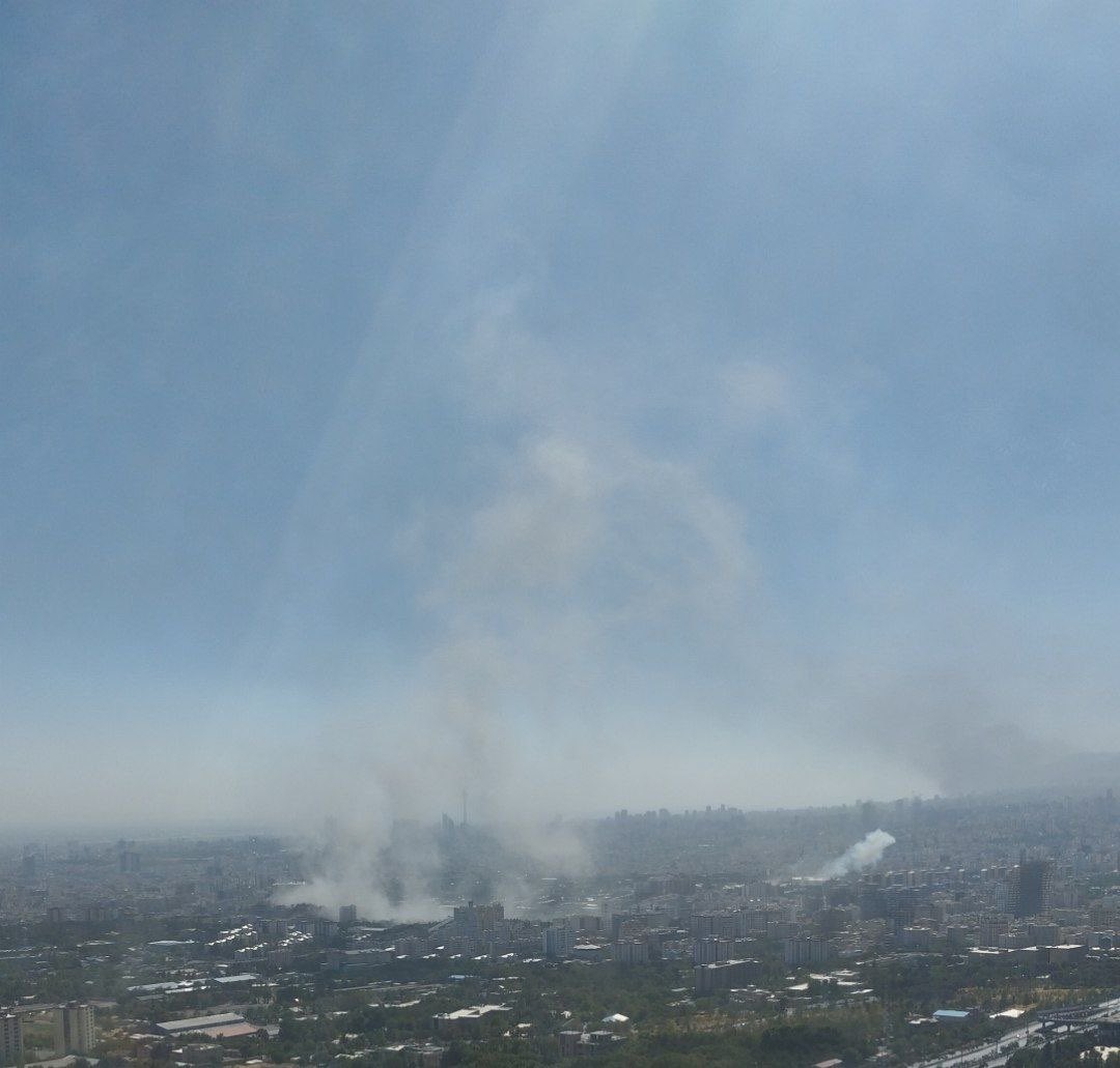 The Israeli Air Force launched an airstrike on the Loyzan area of the capital, Tehran.