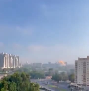 Footage of an Iranian ballistic missile slamming into Soroka Hospital in Beersheba, Israel, this morning