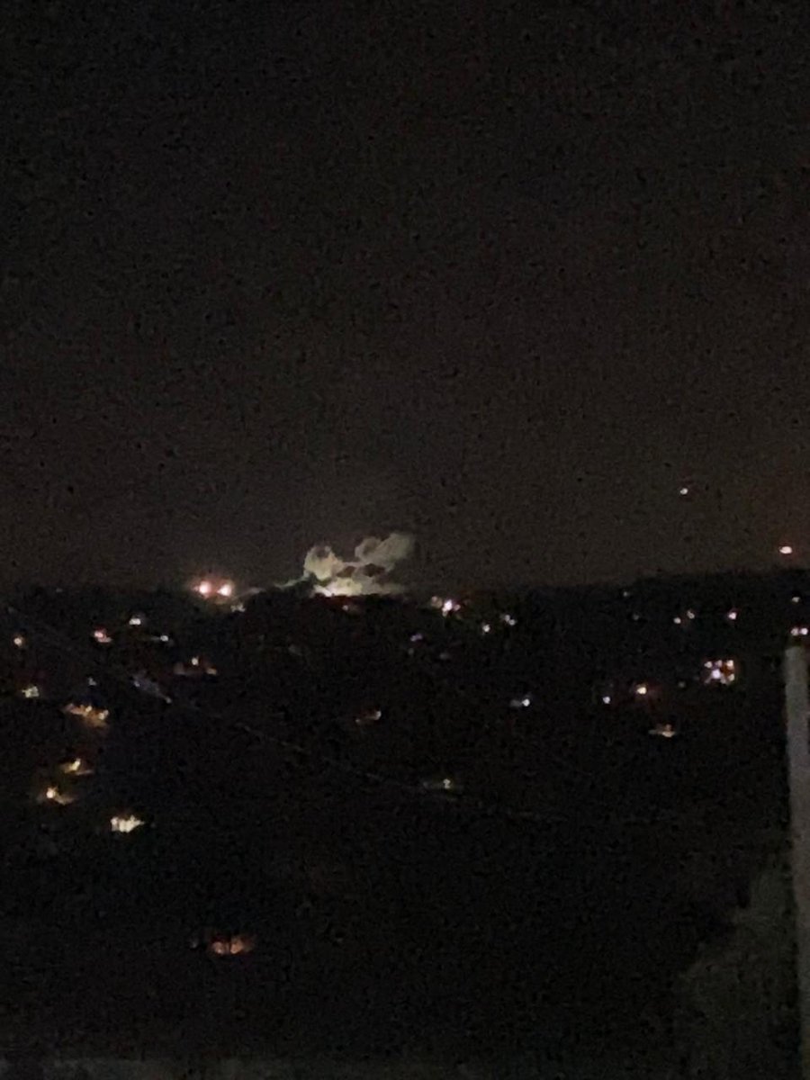 An Israeli raid on the town of Houla, southern Lebanon