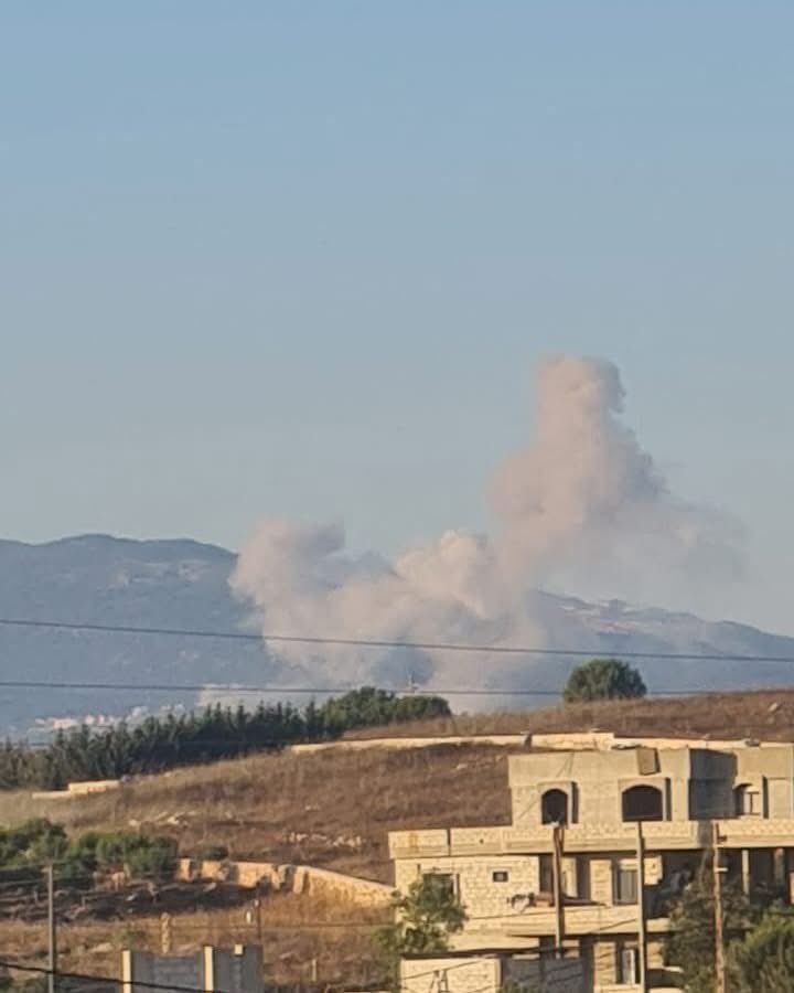 About four raids targeted areas in the Iqlim al-Tuffah highlands (Lebanon)