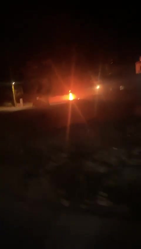 Video of the Israeli raid that targeted a motorcycle in Barashit, Bint Jbeil District.