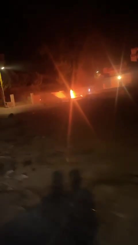 Video of the Israeli raid that targeted a motorcycle in Barashit, Bint Jbeil District.