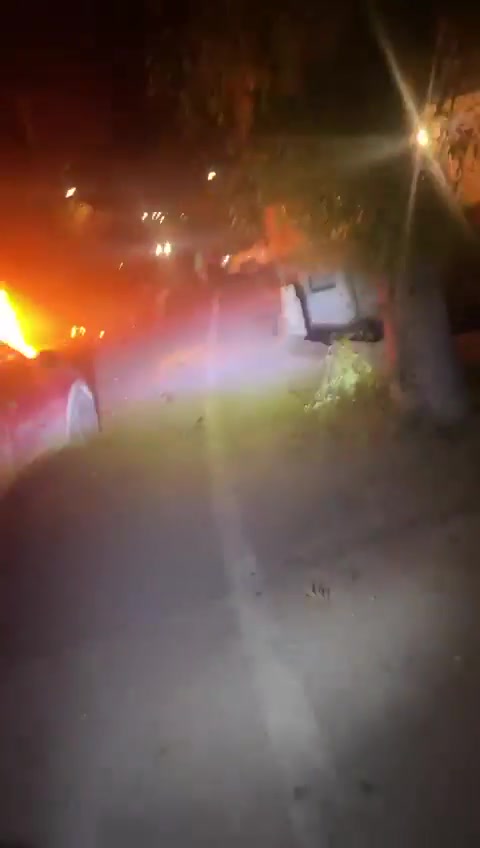 Video of the Israeli raid that targeted a motorcycle in Barashit, Bint Jbeil District.