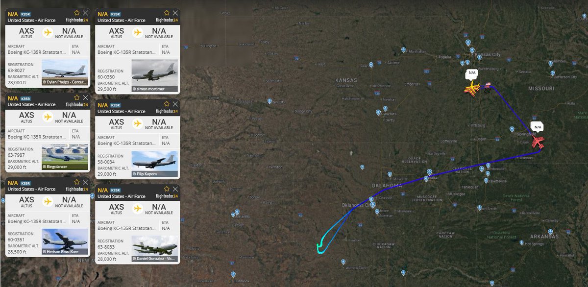 B-2 stealth bombers have reportedly taken off from Whiteman Air Force Base, with support from 8 aerial refueling tankers