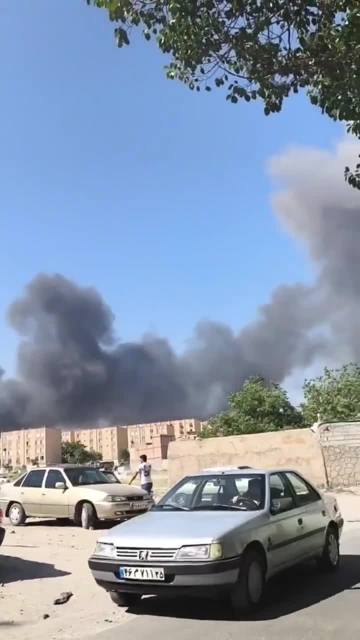 Footage reportedly shows Ashura Bridge in Tabriz targeted by Israeli warplanes