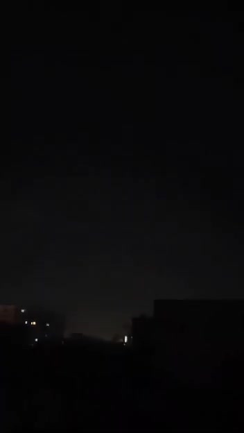 An airstrike on the Ekbatan neighborhood in western Tehran, according to circulated footage.