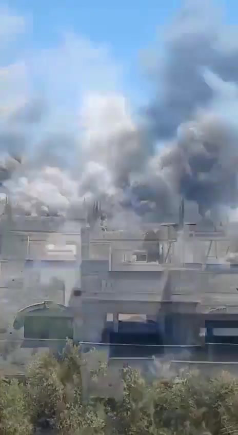 A residential building was bombed north of Al-Bureij camp in the central Gaza Strip.