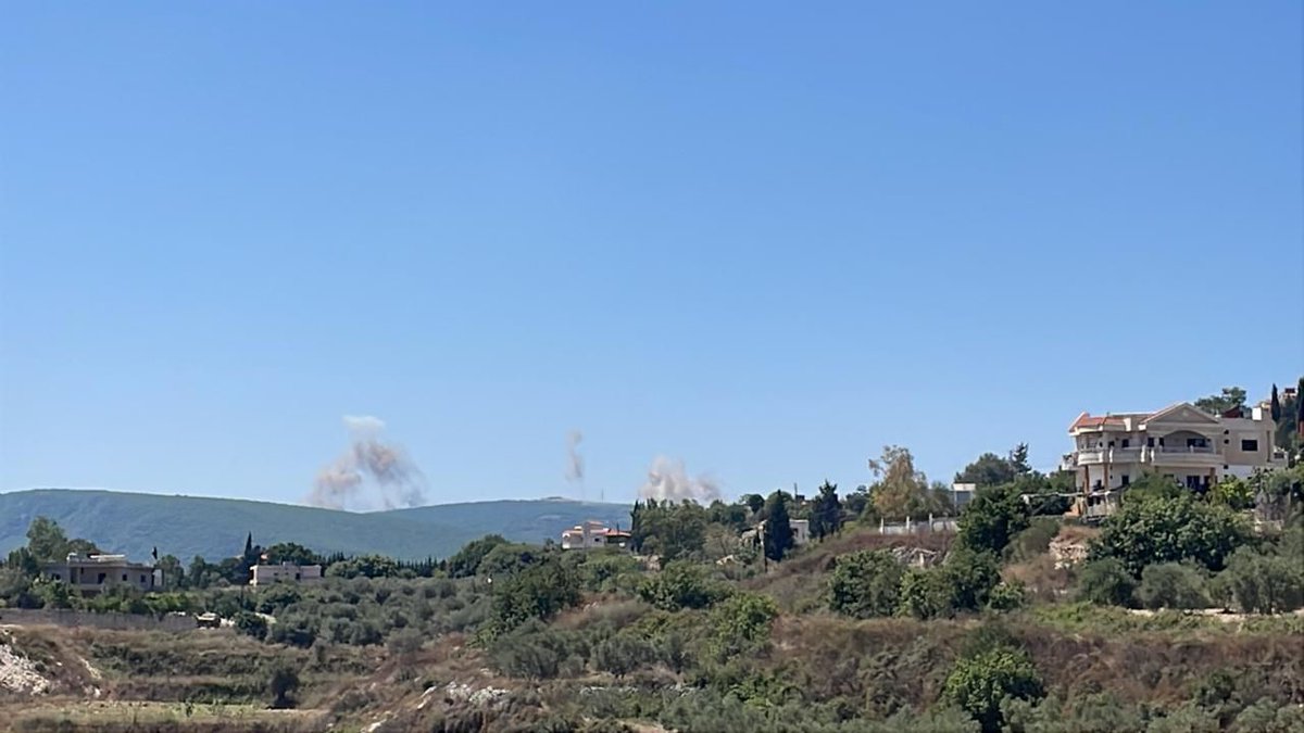 An explosion occurred in the vicinity of Jabal Balat, opposite the towns of Marwahin and Ramya in the central sector.
