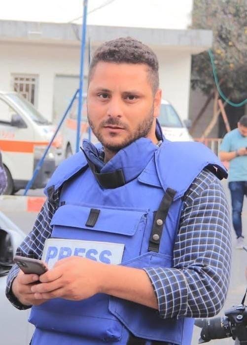 Journalist Ahmad Saad was killed in an Israeli airstrike targeting a group of civilians in the Al-Tuffah neighborhood, east of Gaza City