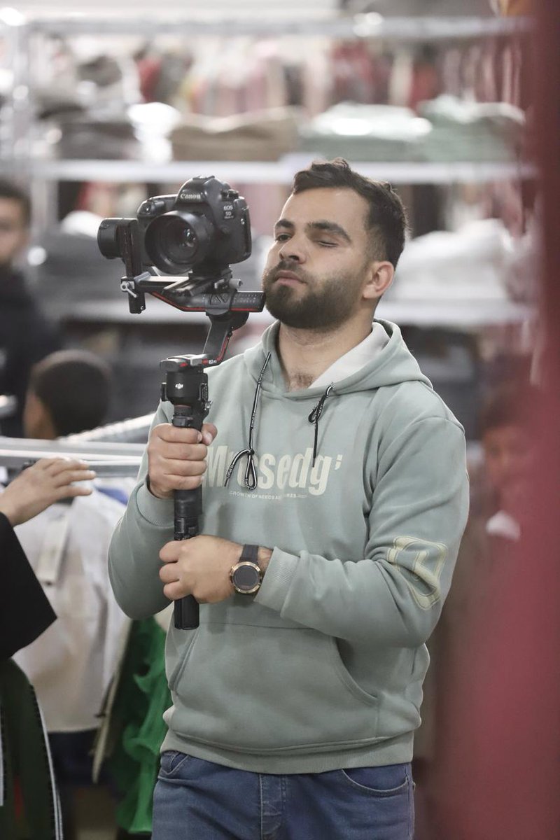 Palestinian photojournalist Baraa Al-Najjar was killed in an Israeli airstrike near Halawa roundabout in Jabalia, northern Gaza Strip