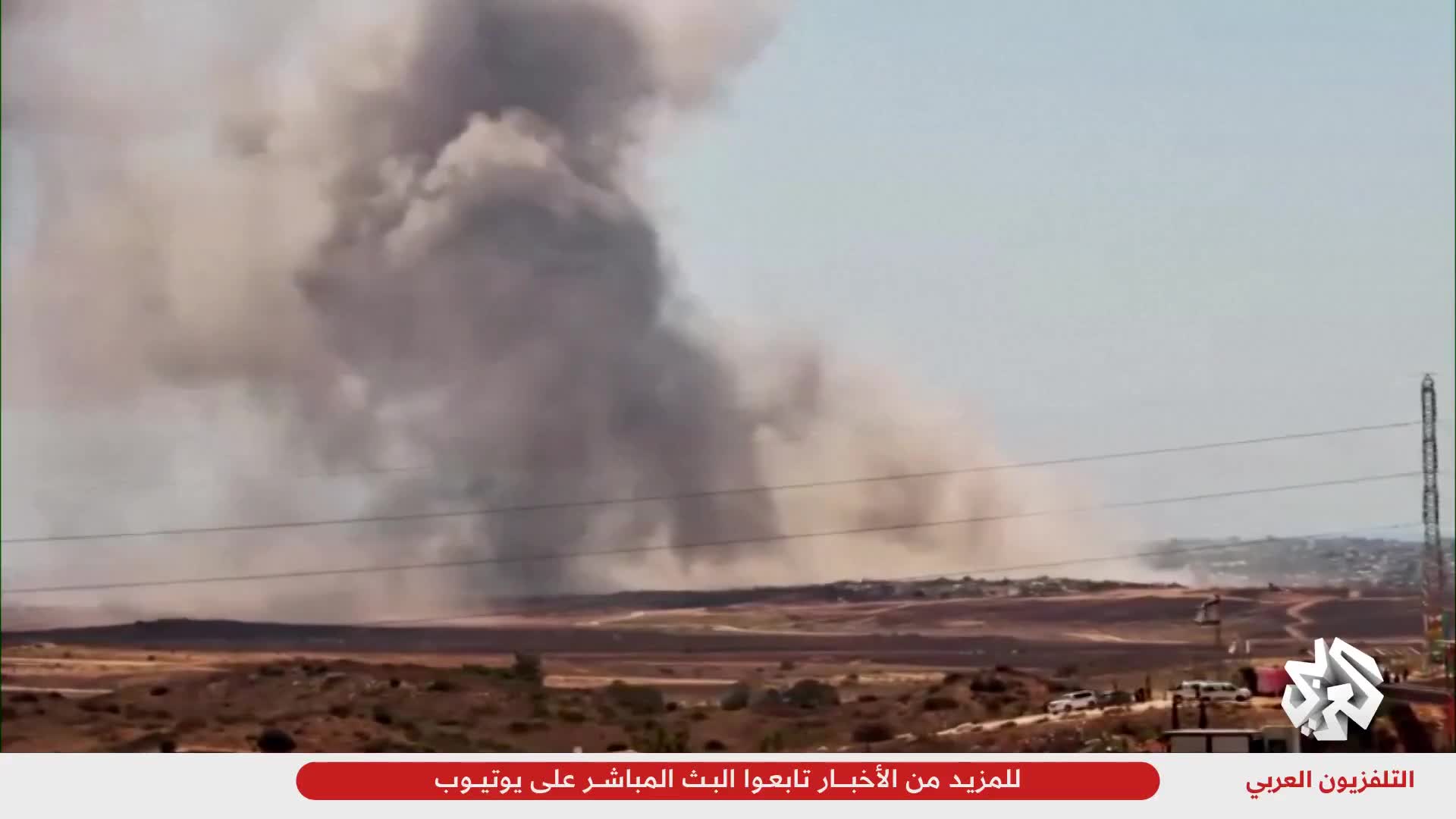 Violent explosions rock areas in the northern Gaza Strip.