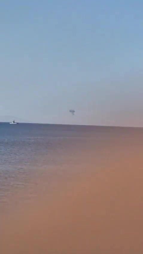 A drone launched from Yemen at Israel was successfully intercepted by air defenses off the coast of Israel's southernmost city of Eilat a short while ago, the Israeli army says. Sirens did not sound in any towns according to protocol, the military adds