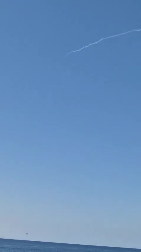 A drone launched from Yemen at Israel was successfully intercepted by air defenses off the coast of Israel's southernmost city of Eilat a short while ago, the Israeli army says. Sirens did not sound in any towns according to protocol, the military adds