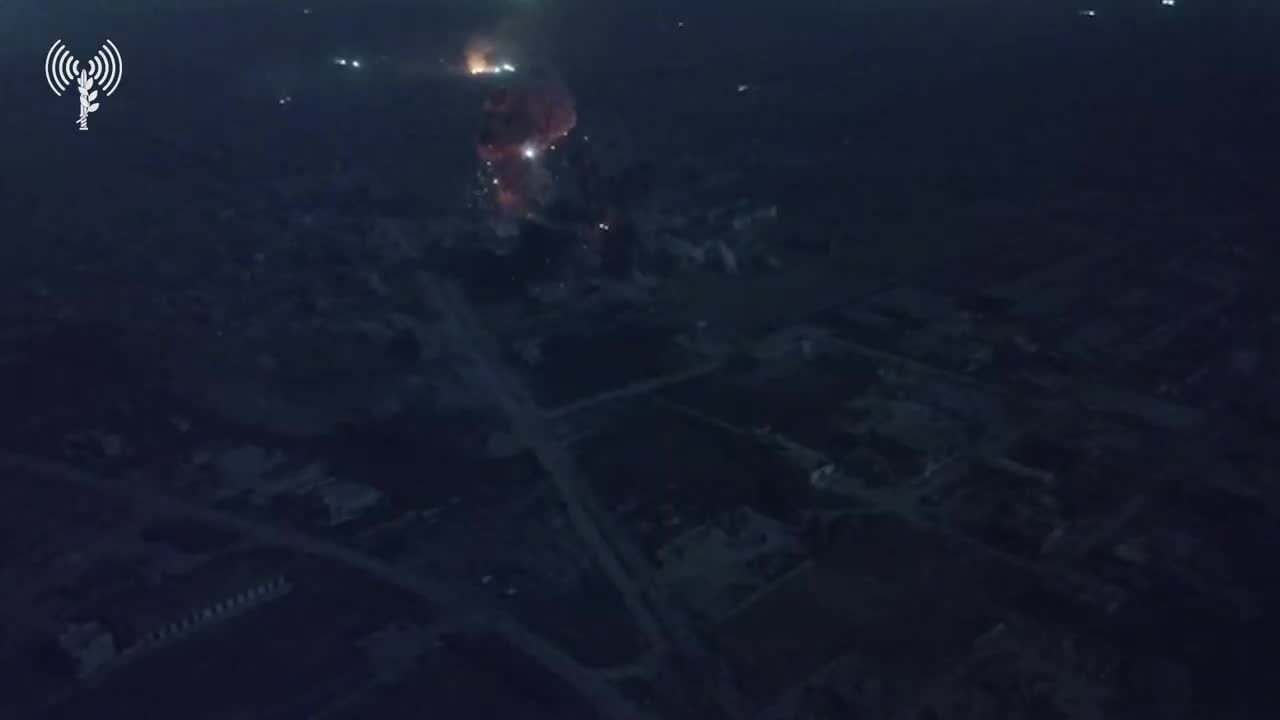 The Israeli army releases footage showing the demolition of tunnels and booby traps in Beit Hanoun, amid an ongoing offensive against Hamas in the northern Gaza town. Troops of the Givati Infantry Brigade killed dozens of operatives in combat and by directing airstrikes