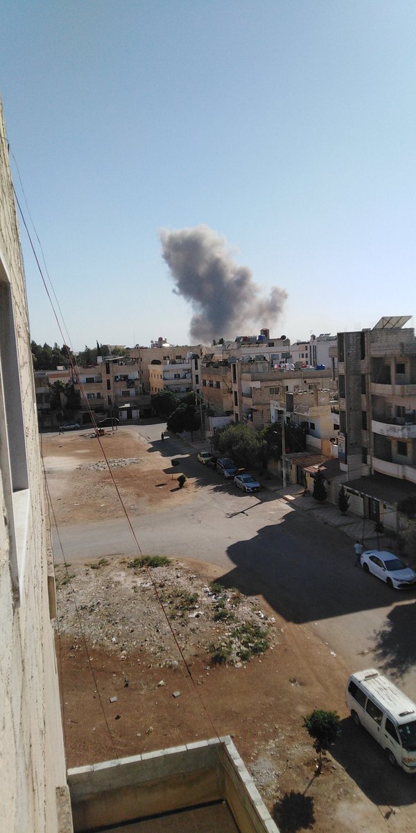 Israeli raids on the city of Daraa