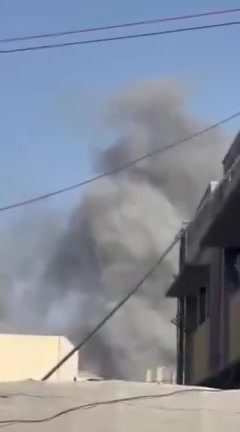 Israeli airstrike targeted the Abu Helou East School in the Bureij refugee camp in the central Gaza Strip a short while ago.