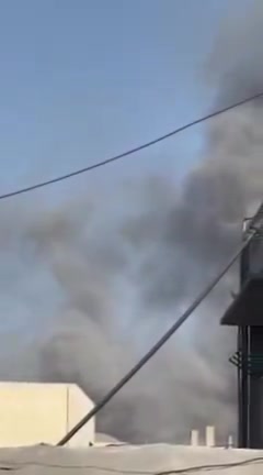 Israeli airstrike targeted the Abu Helou East School in the Bureij refugee camp in the central Gaza Strip a short while ago.